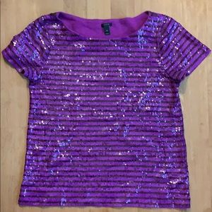 Sequin shirt from J. Crew